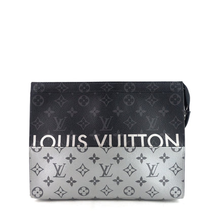 LOUIS VUITTON Voyage MM Monogram Eclipse Split Pochette
