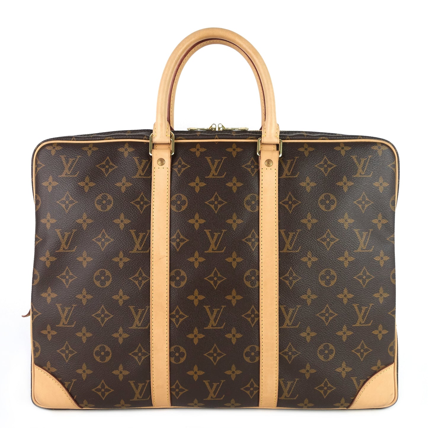 LOUIS VUITTON Porte-Documents Voyage Monogram Canvas Briefcase Bag