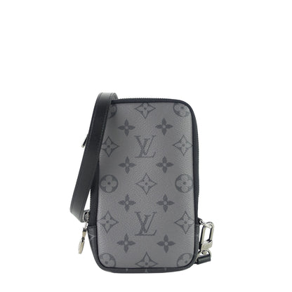 LOUIS VUITTON Double Phone Eclipse Reverse Canvas Pouch