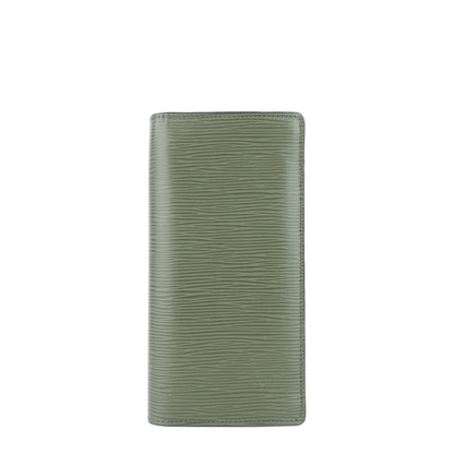 LOUIS VUITTON Brazza Green Epi Leather Wallet
