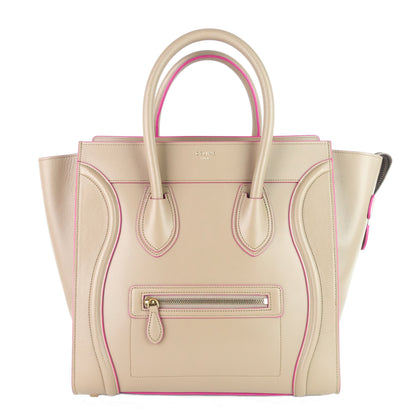 Celine Luggage Mini Calfskin Leather Handbag
