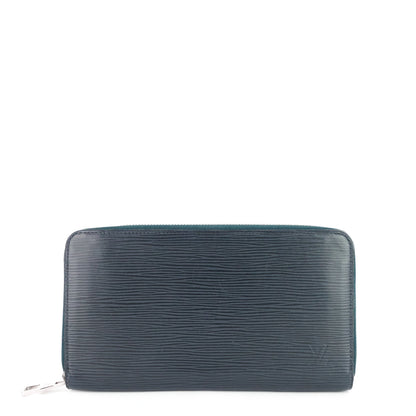 LOUIS VUITTON Zippy Navy Blue Epi Leather Organizer Wallet