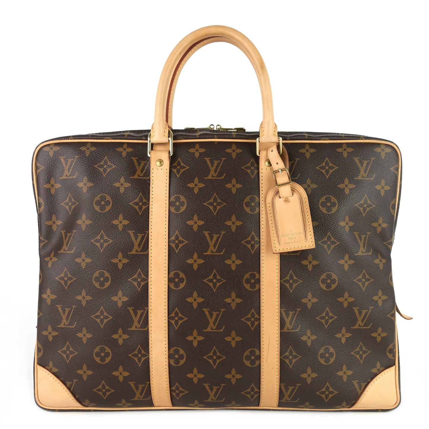 LOUIS VUITTON Porte-Documents Voyage Monogram Canvas Briefcase Bag