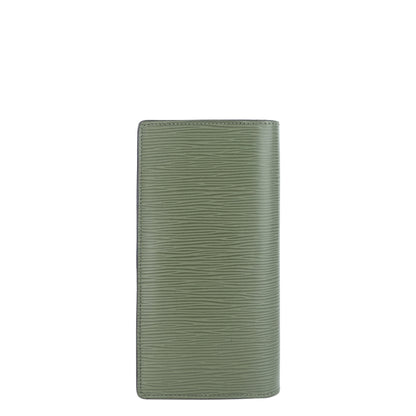 LOUIS VUITTON Brazza Green Epi Leather Wallet