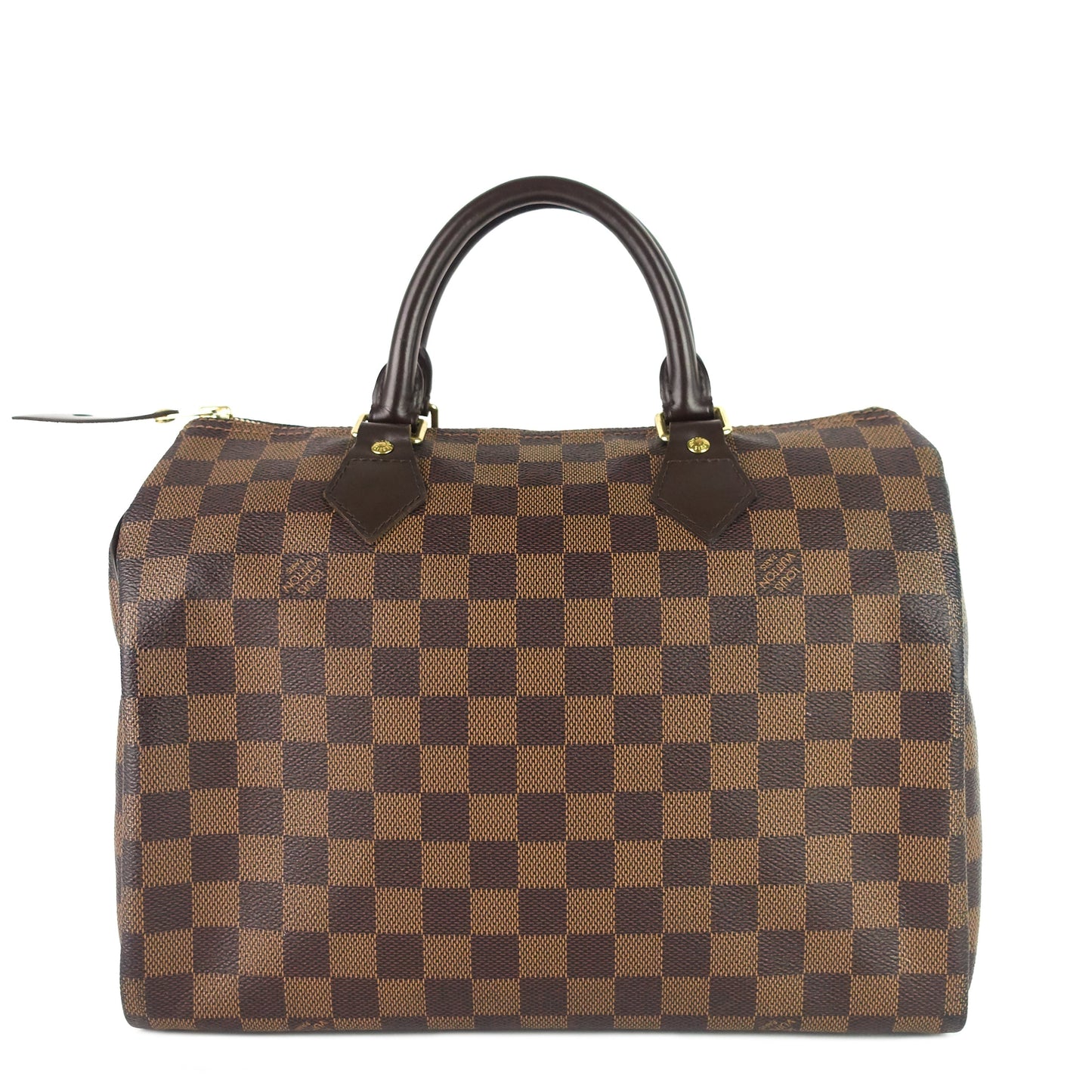 LOUIS VUITTON Speedy 30 Damier Ebene Canvas Bag