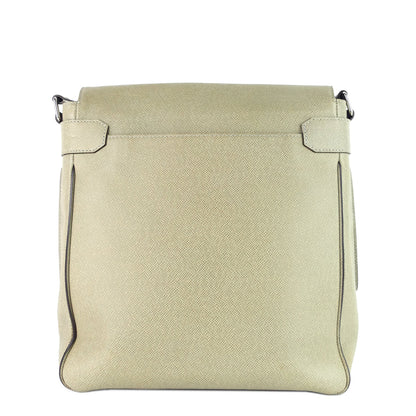 LOUIS VUITTON Milo Taiga Leather Messenger Bag