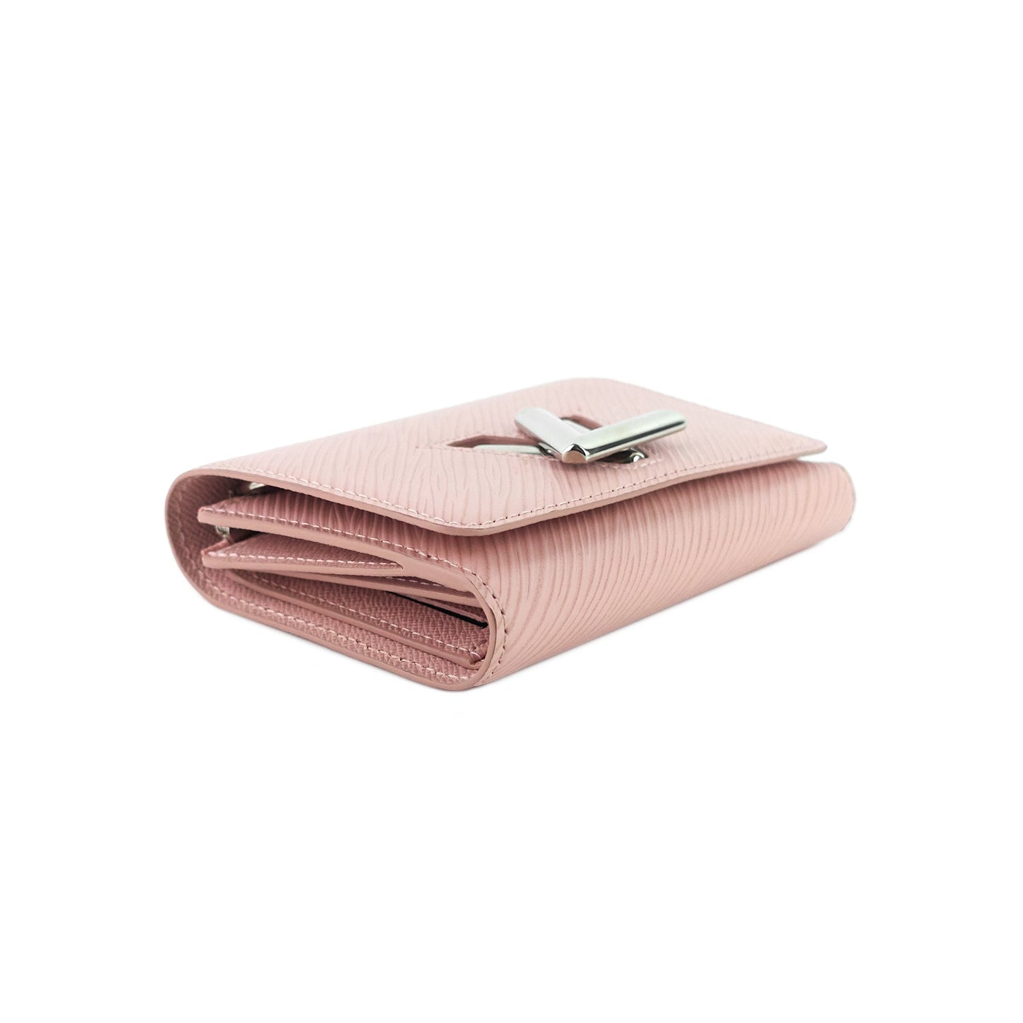 LOUIS VUITTON Twist Pink Epi Leather Compact Wallet