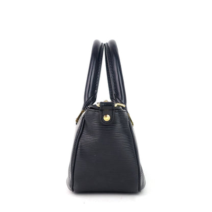 LOUIS VUITTON Dhanura Black Epi Leather Handbag