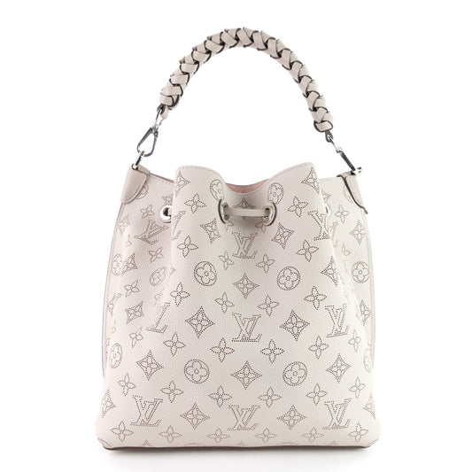 LOUIS VUITTON Muria Mahina Calfskin Hobo Bag
