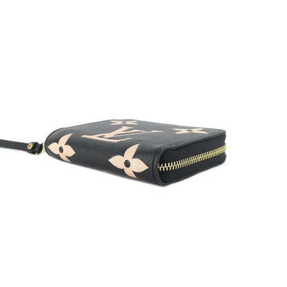 LOUIS VUITTON Zippy Bicolour Monogram Empreinte Leather Coin Purse