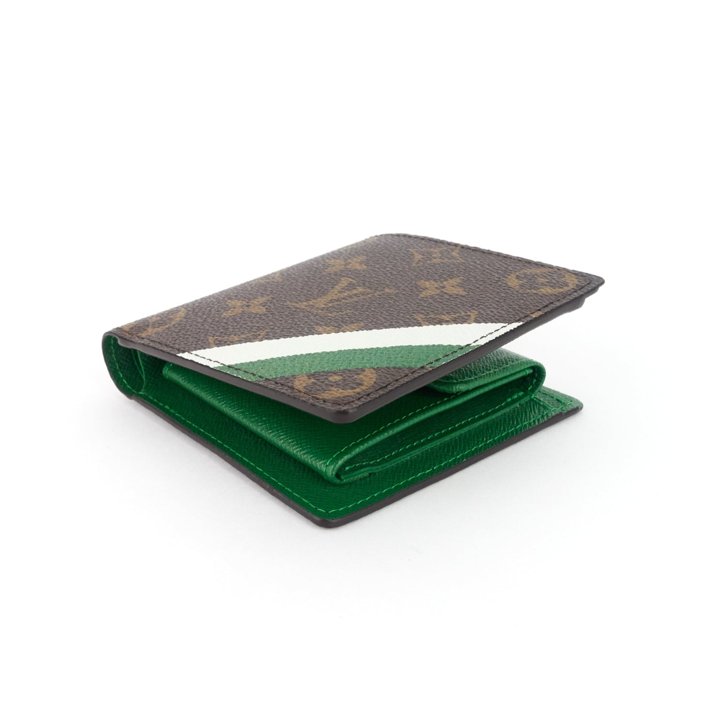 LOUIS VUITTON Marco My LV Heritage Monogram Canvas Wallet