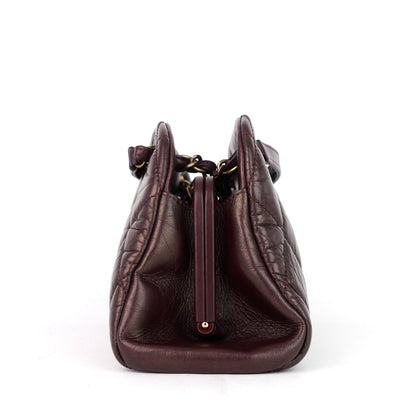 Just Mademoiselle Aged Calfskin Bowling Bag