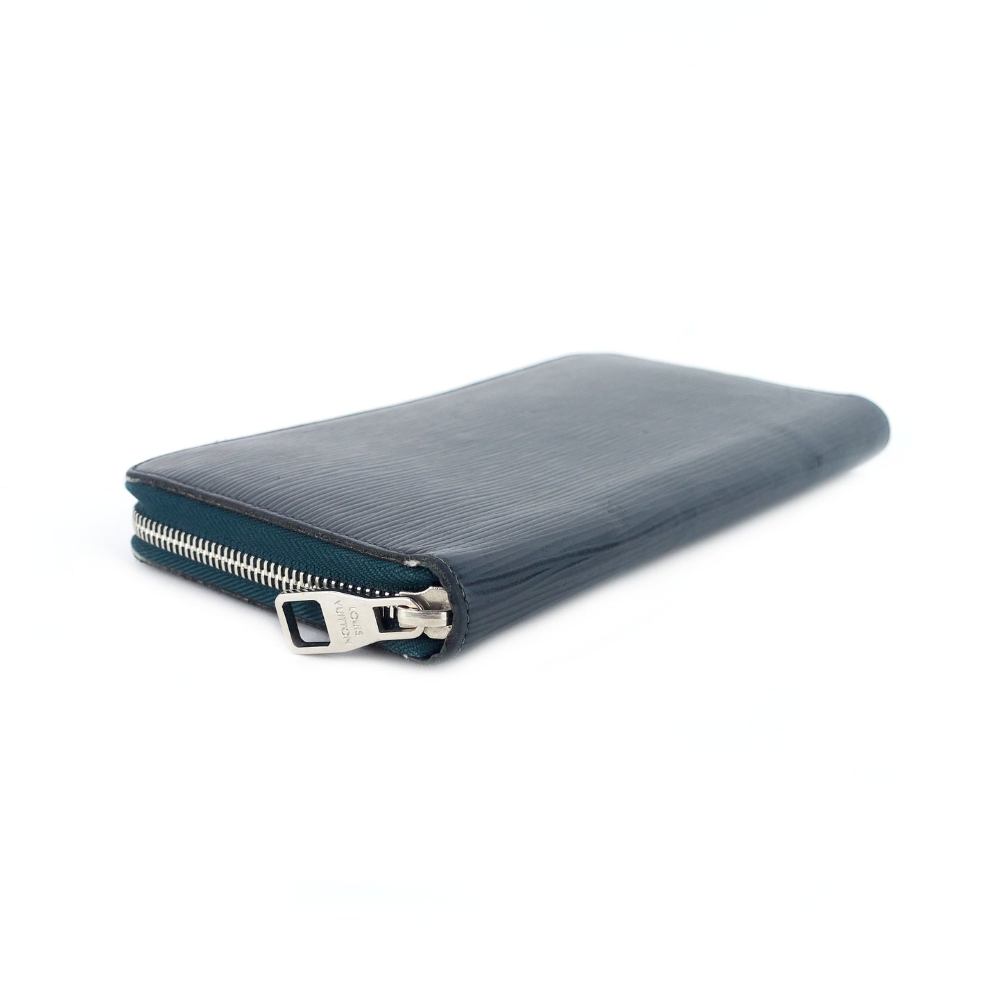 LOUIS VUITTON Zippy Navy Blue Epi Leather Organizer Wallet