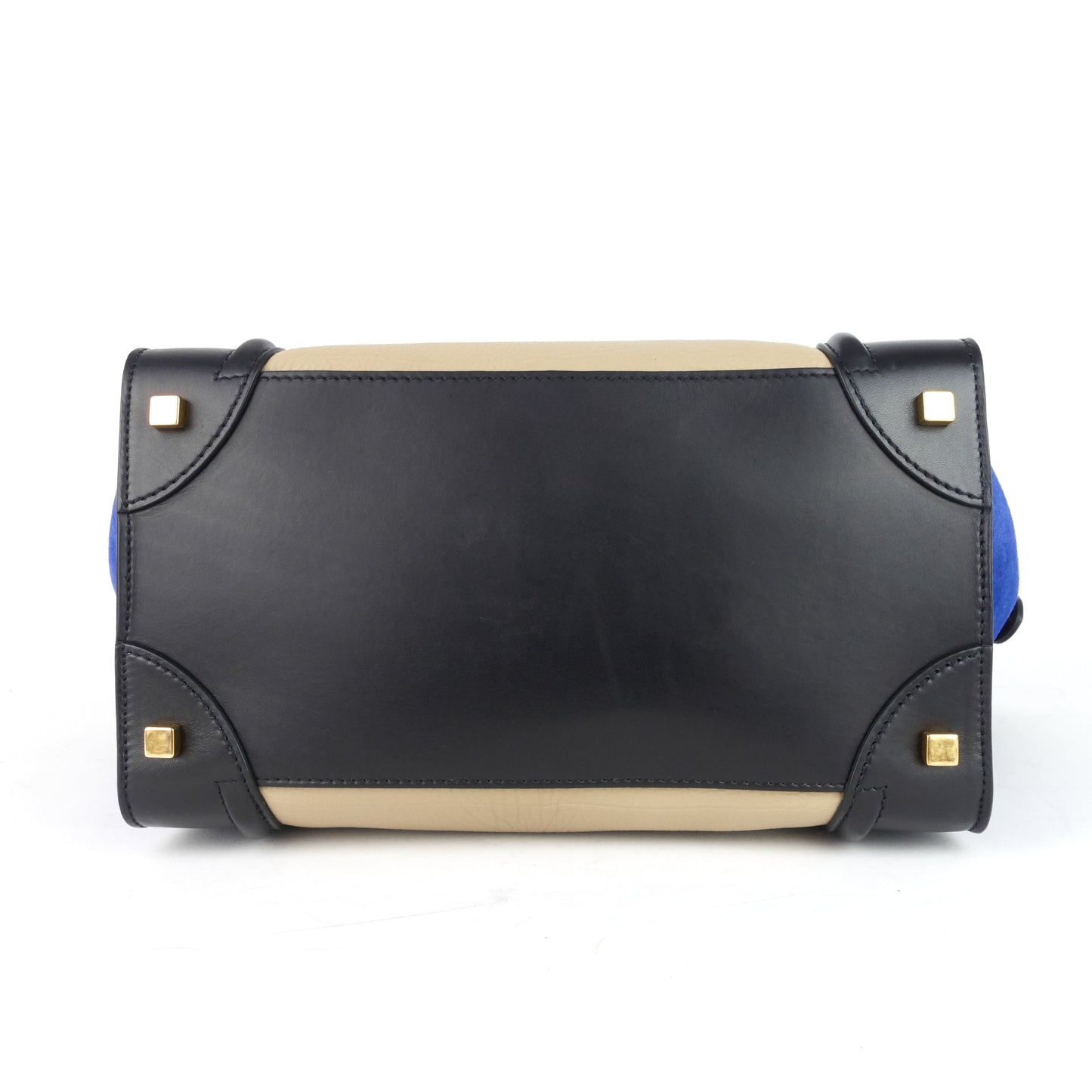 Celine Luggage Mini Tricolour Leather and Suede Bag