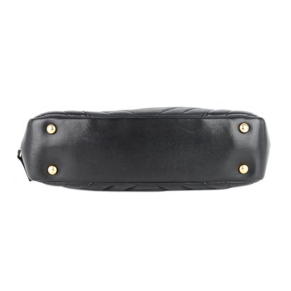 Chevron Quilted Lambskin Leather Camera Bag