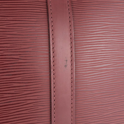 LOUIS VUITTON Porte-Documents Voyage Burgundy Epi Leather Briefcase Bag