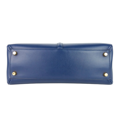 Celine 16 Medium Top Handle Satinated Calfskin Bag
