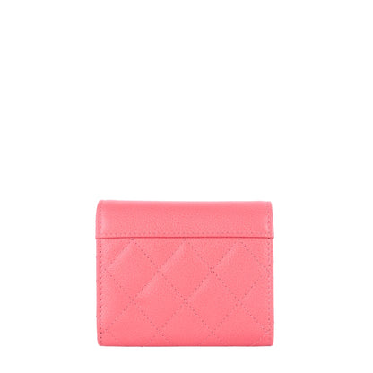 Chanel Trifold CC Caviar Leather Wallet