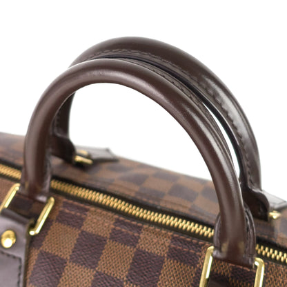 LOUIS VUITTON Speedy 30 Damier Ebene Canvas Bag