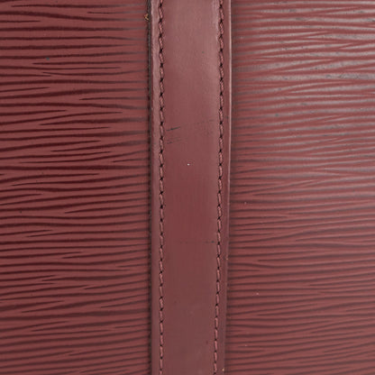 LOUIS VUITTON Porte-Documents Voyage Burgundy Epi Leather Briefcase Bag