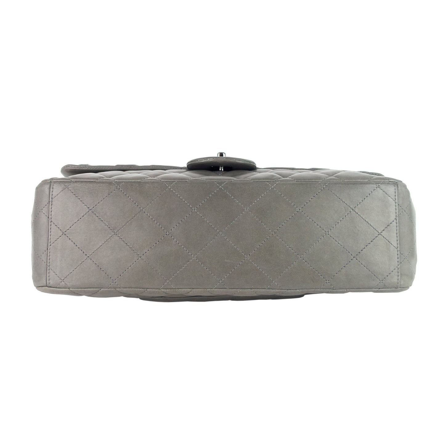 Maxi Flap Lambskin Leather Bag