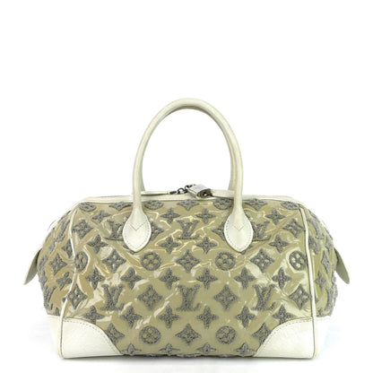 LOUIS VUITTON Monogram Bouclettes Speedy Round Bag