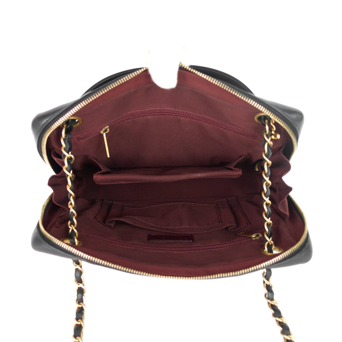Chevron Quilted Lambskin Leather Camera Bag