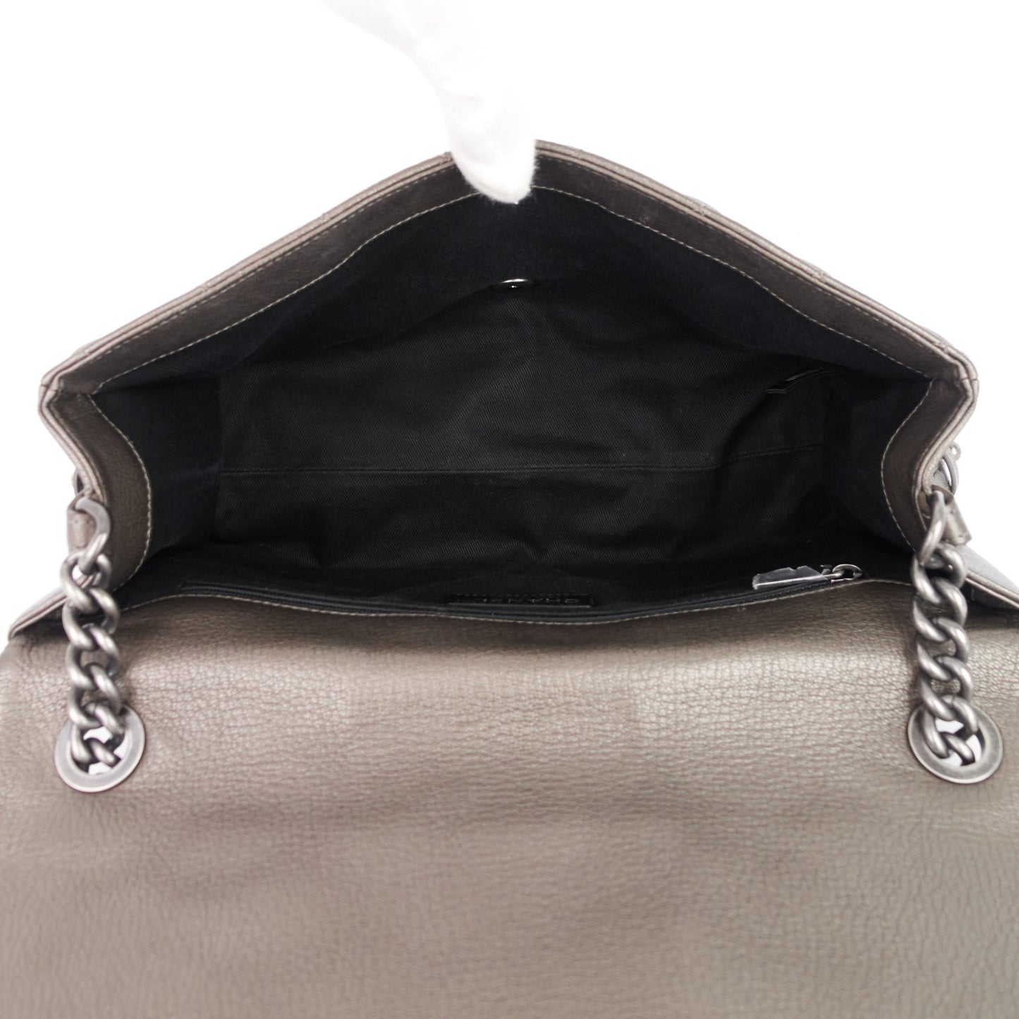 City Rock Large Goatskin Flap Bag