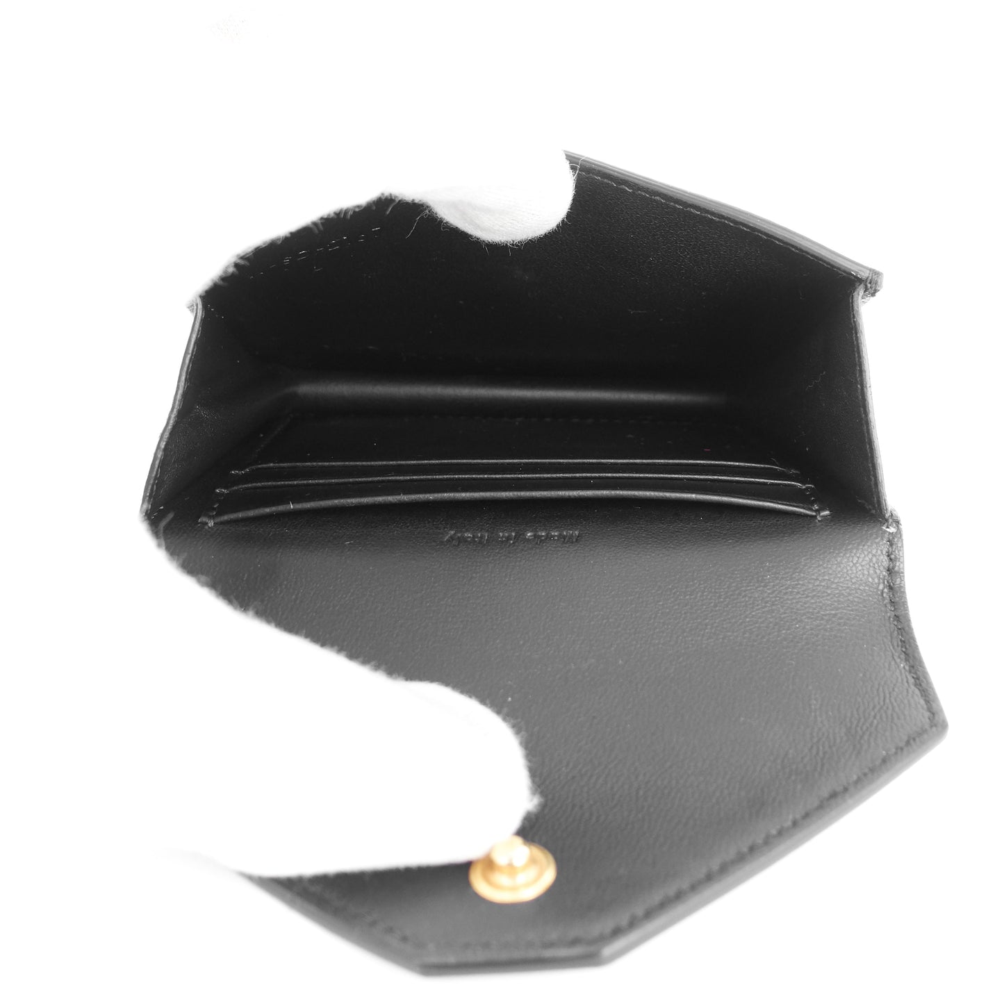 Celine Pocket Tricolour Calfskin Card Holder