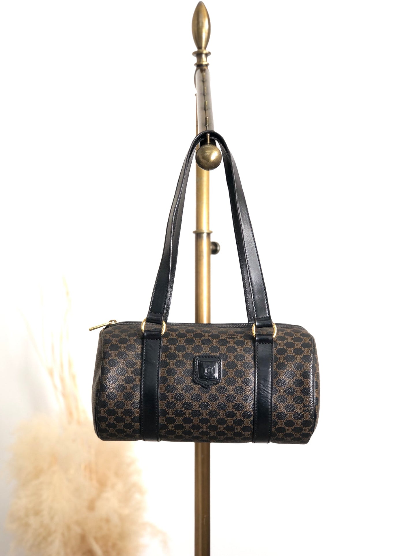 CELINE  Handbag Black Vintage yagsxr
