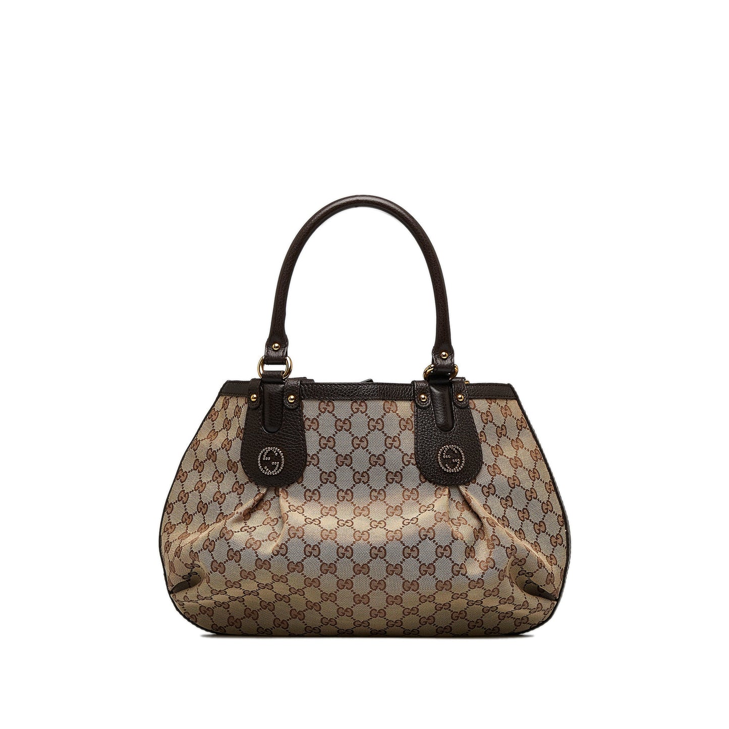 Brown Gucci GG Canvas Tote Bag