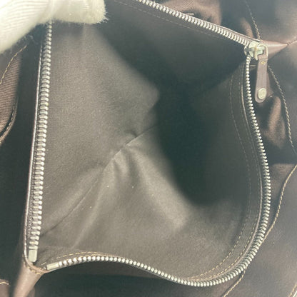CELINE Handbag leather Dark brown Boogie bag Women Used