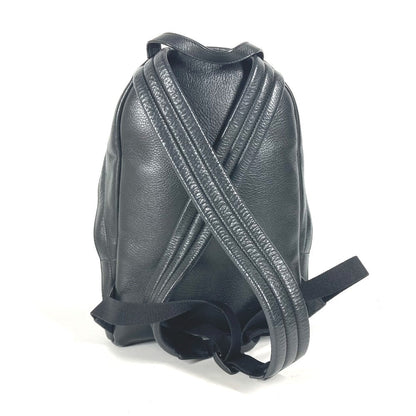BALENCIAGA Backpack 552379 leather black Everyday logo mens