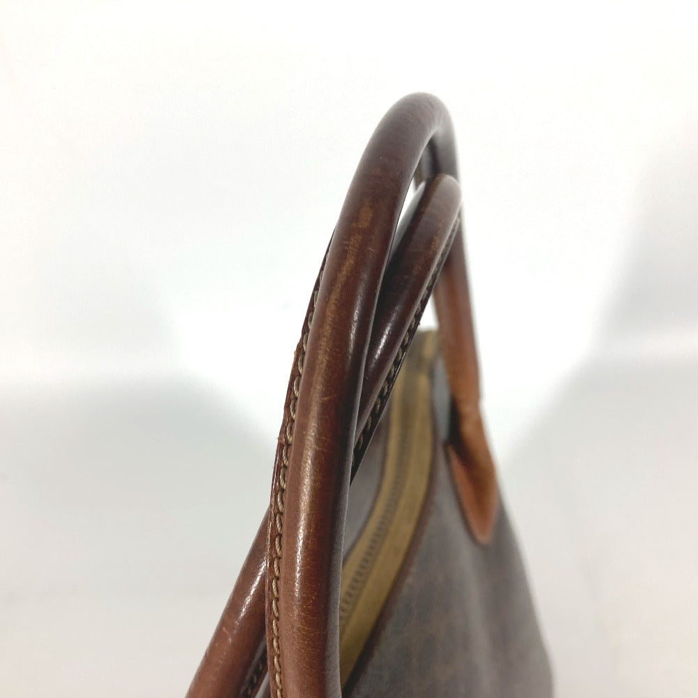CELINE Handbag PVC / Leather Brown vintage Macadam Women Used