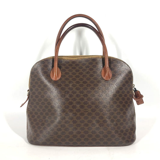 CELINE Handbag PVC / Leather Brown vintage Macadam Women Used
