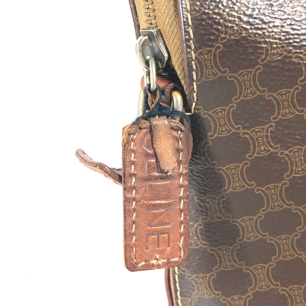 CELINE Handbag PVC / Leather Brown vintage Macadam Women Used