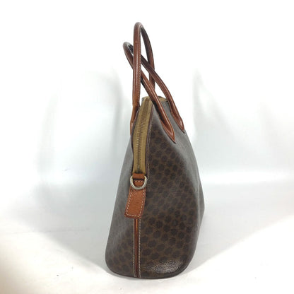 CELINE Handbag PVC / Leather Brown vintage Macadam Women Used
