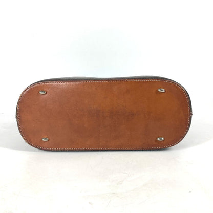 CELINE Handbag PVC / Leather Brown vintage Macadam Women Used