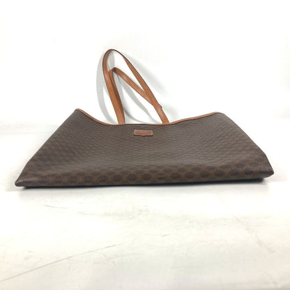 CELINE Shoulder Bag PVC / Leather Brown vintage Macadam Women Used