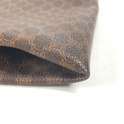 CELINE Shoulder Bag PVC / Leather Brown vintage Macadam Women Used