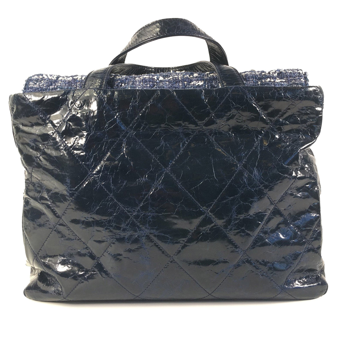 CHANEL Glazed Calfskin Portobello Satchel