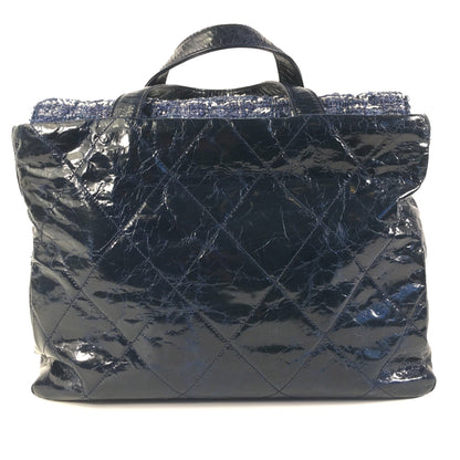 CHANEL Glazed Calfskin Portobello Satchel