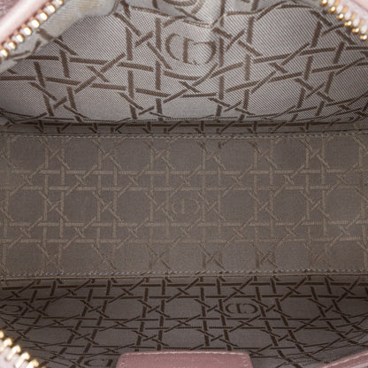 Medium Pearlescent Lambskin Cannage Lady Dior