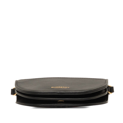 BURBERRY Olympia Micro Tartan Nylon and Leather Crossbody Crossbody Bag