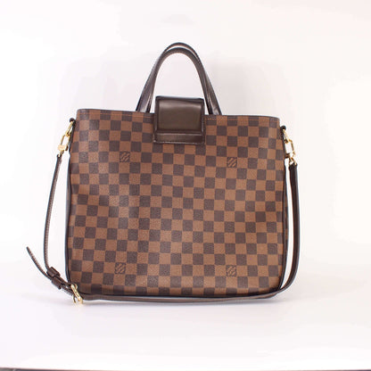 Louis-Vuitton Canvas Cabas Rosebery Bag in Damier Ebene