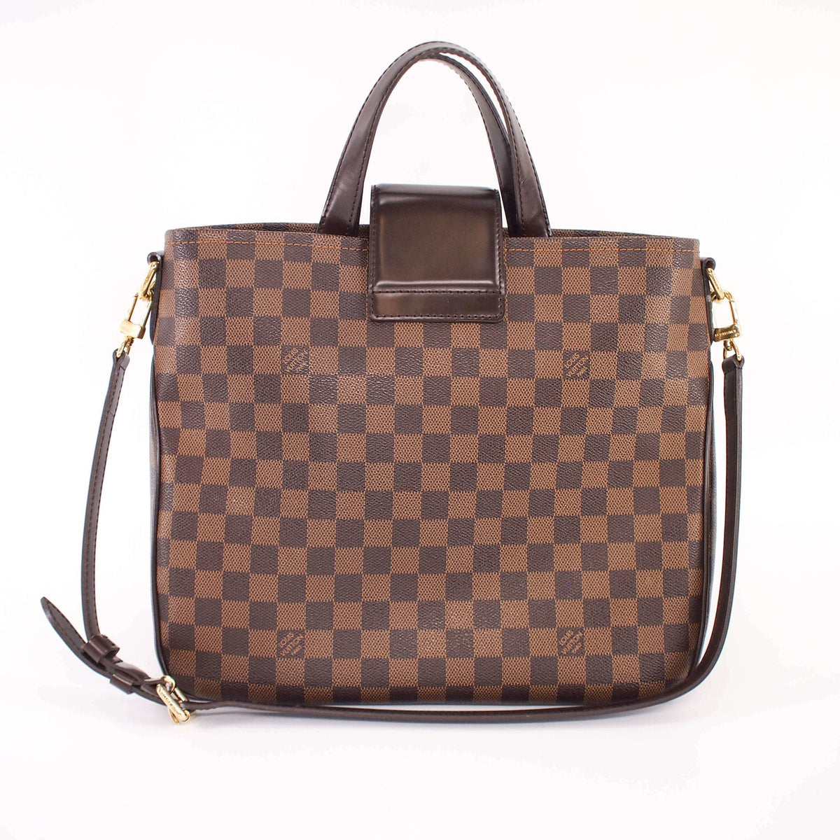 Louis-Vuitton Canvas Cabas Rosebery Bag in Damier Ebene