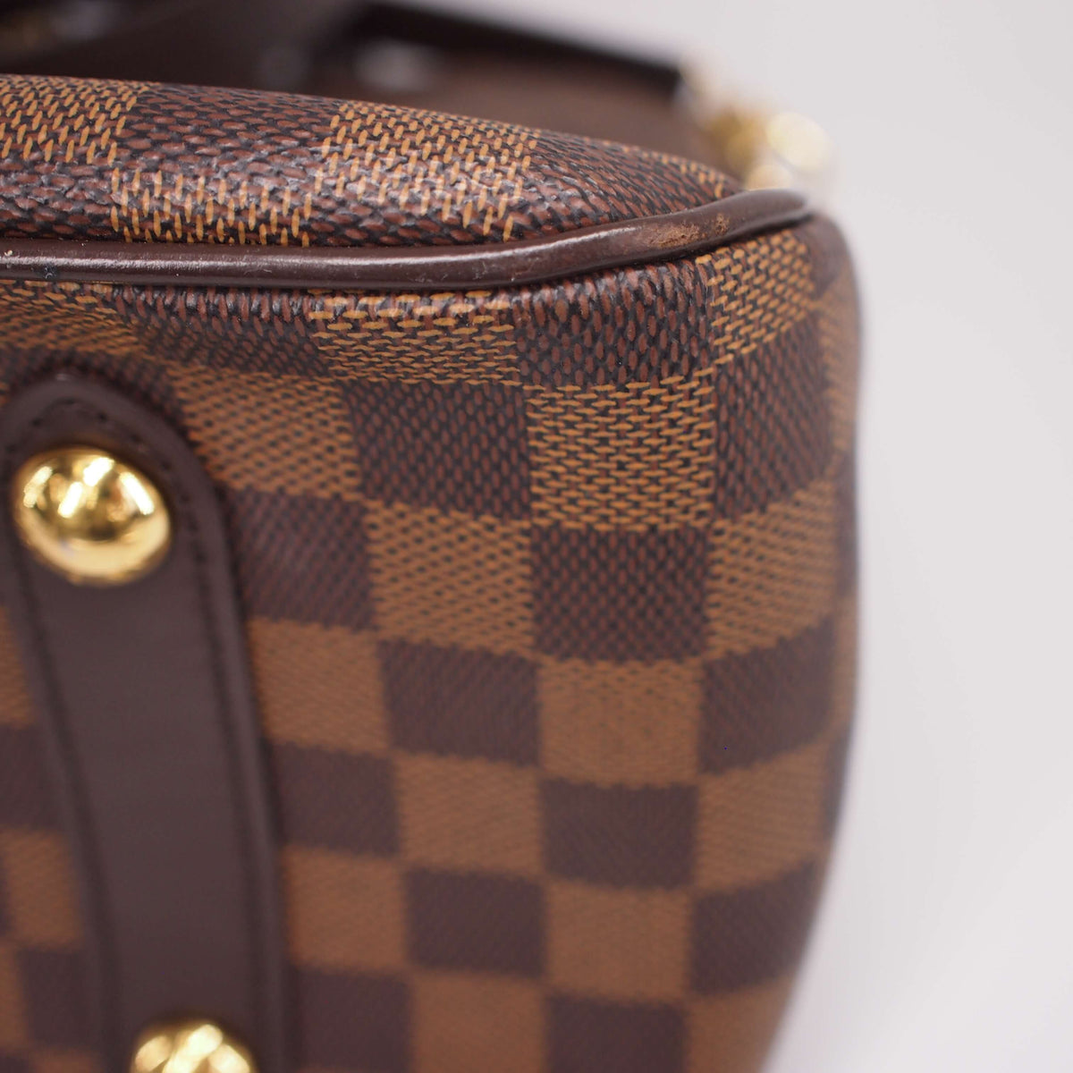 Louis-Vuitton Canvas Cabas Rosebery Bag in Damier Ebene