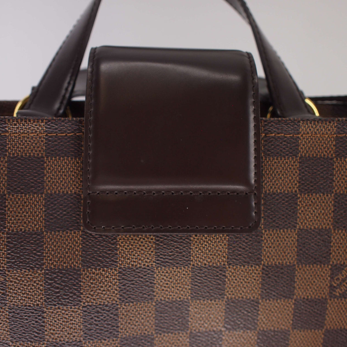 Louis-Vuitton Canvas Cabas Rosebery Bag in Damier Ebene