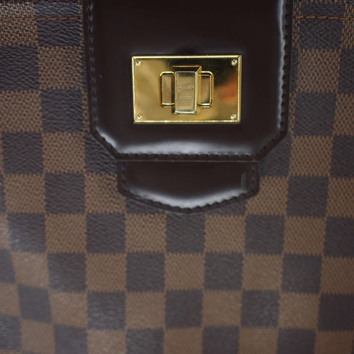 Louis-Vuitton Canvas Cabas Rosebery Bag in Damier Ebene