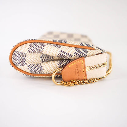 Louis-Vuitton Damier Azur Eva Mini Bag